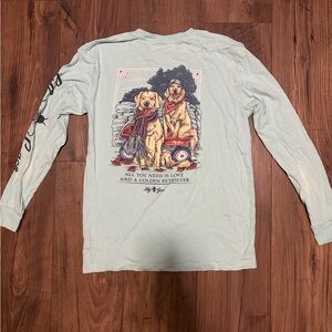 Life is Good Women's Graphic Sweater - Light Blue